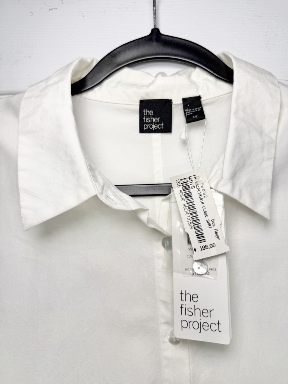 Eileen Fisher Project Classic Collar High Low Blouse Shirt Top - Picture 2 of 4